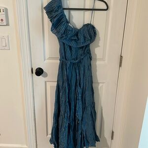 Karina Grimaldi Dafne One Shoulder Dress